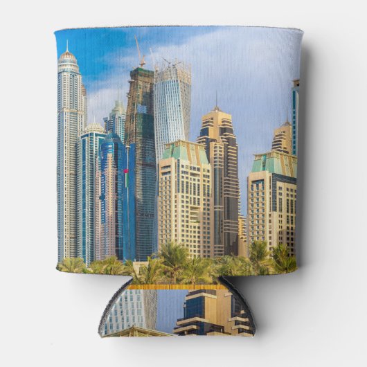 Dubai modern skyscrapers Corniche Blikjeskoeler (Voorkant)