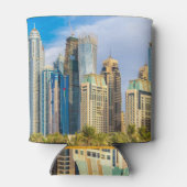 Dubai modern skyscrapers Corniche Blikjeskoeler (Achterkant)