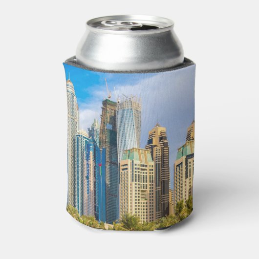 Dubai modern skyscrapers Corniche Blikjeskoeler (Blikje Achterkant)