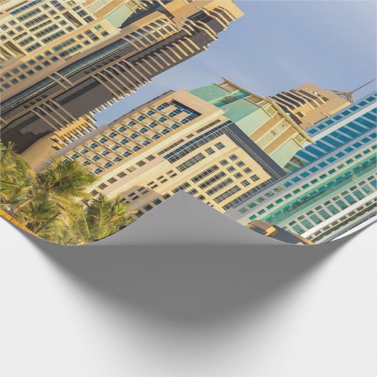 Dubai modern skyscrapers Corniche Cadeaupapier (Hoek)