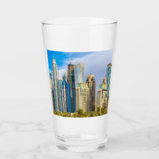 Dubai modern skyscrapers Corniche Glas