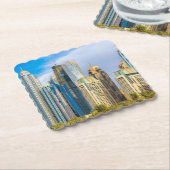 Dubai modern skyscrapers Corniche Kartonnen Onderzetters (Gebogen)