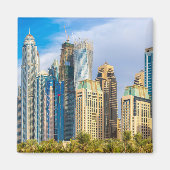 Dubai modern skyscrapers Corniche Magneet (Voorkant)
