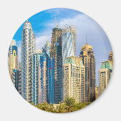 Dubai modern skyscrapers Corniche Magneet (Voorkant)