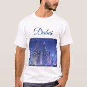 Dubai modern skyscrapers Corniche T-shirt (Voorkant)