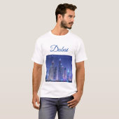 Dubai modern skyscrapers Corniche T-shirt (Voorkant volledig)