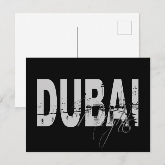 Dubai Nights Briefkaart (Voorkant / Achterkant)