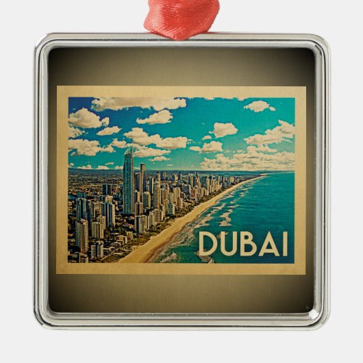 Dubai Ornament Vintage Travel (Voorkant)