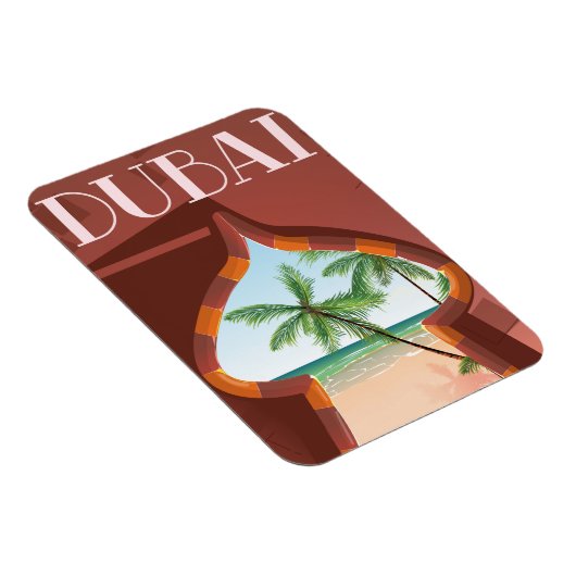 Dubai Palace Reisposter Magneet (Rechterzijde)