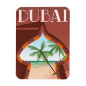 Dubai Palace Reisposter Magneet (Verticaal)
