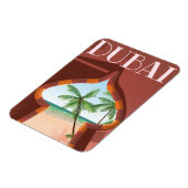 Dubai Palace Reisposter Magneet (Linkerzijde)