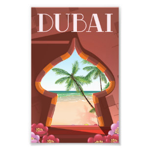 Dubai Palace Travel poster