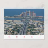 Dubai Palm Jumeirah zicht op ansichtkaart Briefkaart (Voorkant)