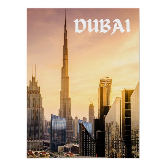 Dubai Perfect Poster (Voorkant)