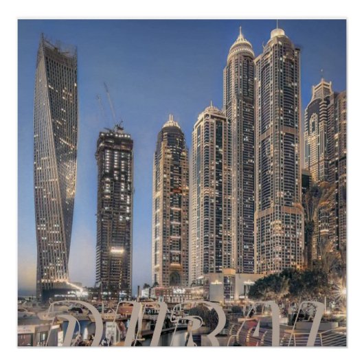 DUBAI PERFECT POSTER (Voorkant)