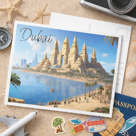Dubai Reisbriefkaart Briefkaart