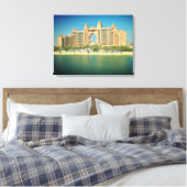 Dubai resort uitzicht canvas print (Insitu (Slaapkamer))