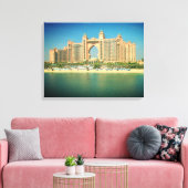 Dubai resort uitzicht canvas print (Insitu (Woonkamer))