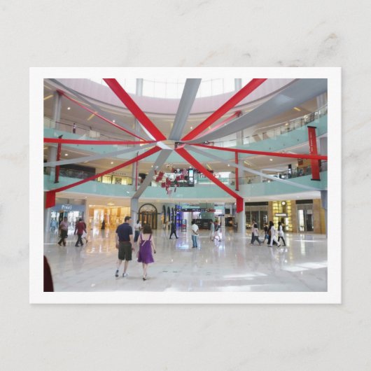 Dubai Shopping Mall Briefkaart (Voorkant)