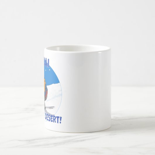 Dubai, ski de woestijn koffiemok (Center)