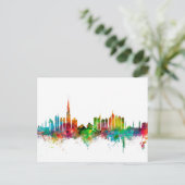 Dubai Skyline Briefkaart (Staand voorkant)