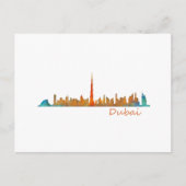 Dubai Skyline Cityscape v1 Briefkaart (Voorkant)