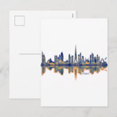 Dubai Skyline Feestdagenkaart (Voorkant / Achterkant)