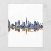 Dubai Skyline Flyer (Achterkant)