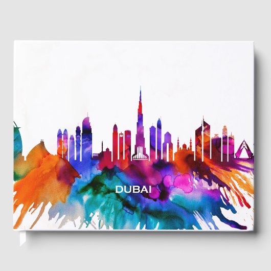 Dubai Skyline Gastenboek (Voorkant)