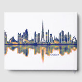 Dubai Skyline Gastenboek (Achterkant)