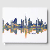 Dubai Skyline Gastenboek (Voorkant)