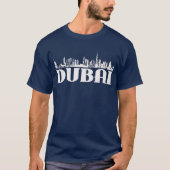 DUBAI SKYLINE GEAR T-SHIRT (Voorkant)