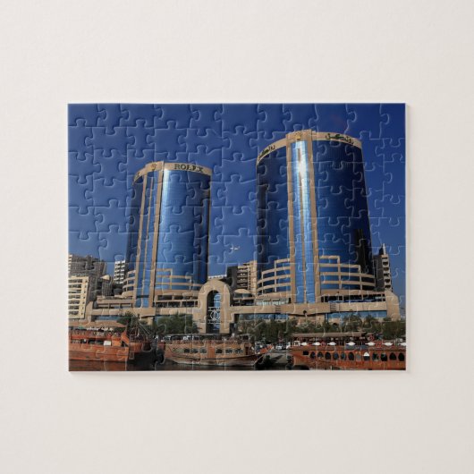Dubai Skyline Jigzaag Puzzle Legpuzzel (Horizontaal)