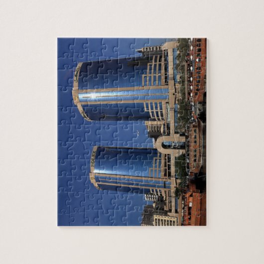 Dubai Skyline Jigzaag Puzzle Legpuzzel (Verticaal)