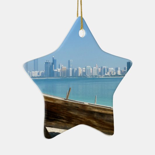 Dubai skyline keramisch ornament (Rechts)