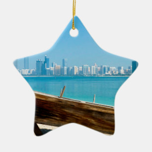Dubai skyline keramisch ornament