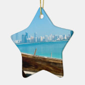 Dubai skyline keramisch ornament (Links)