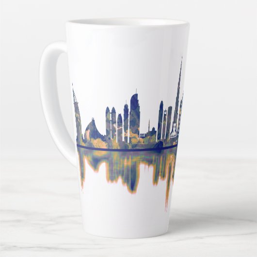 Dubai Skyline Latte Mok (Linkerhoek)