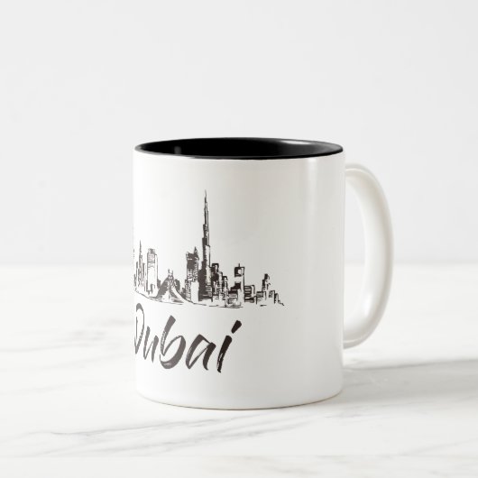 Dubai Skyline Mok (Voorkant rechts)