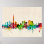 Dubai Skyline Poster (Voorkant)