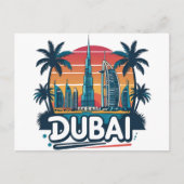 Dubai skyline Reizen Briefkaart (Voorkant)