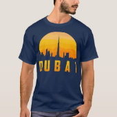 Dubai Skyline Schattigee Verenigde Arabische Emira T-shirt (Voorkant)