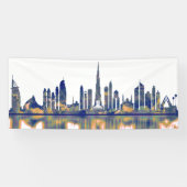 Dubai Skyline Spandoek (Horizontaal)