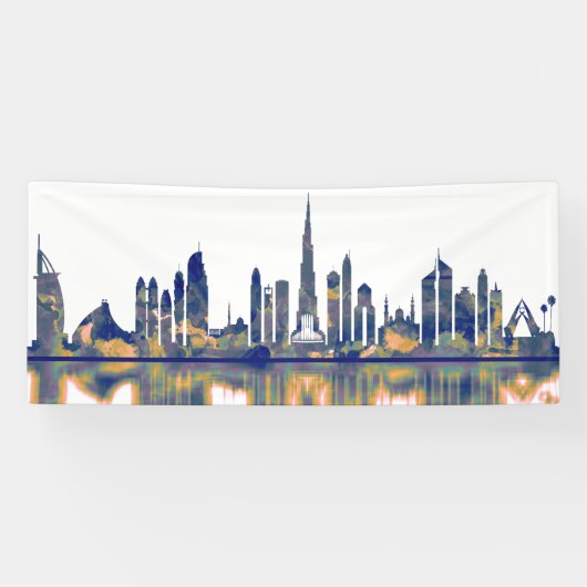 Dubai Skyline Spandoek (Horizontaal)