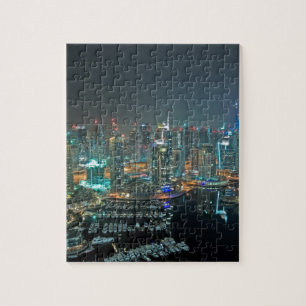Dubai, skyline van de Verenigde Arabische Emiraten Legpuzzel