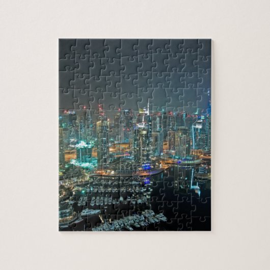 Dubai, skyline van de Verenigde Arabische Emiraten Legpuzzel (Verticaal)