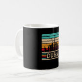 Dubai Skyline  Verenigde Arabische Emiraten Koffiemok (Voorkant links)