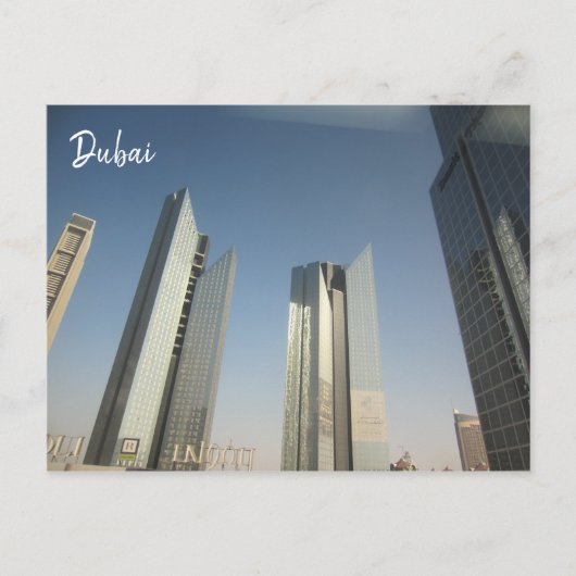 dubai skyscrapers briefkaart (Voorkant)