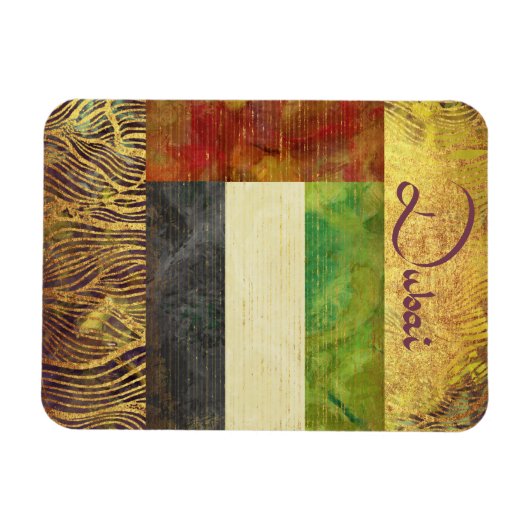 Dubai Souvenir Magnet Magneet (Horizontaal)
