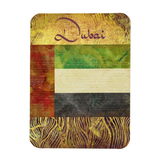 Dubai Souvenir Magnet Magneet (Verticaal)
